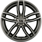 DIEWE WHEELS ALITO PLATIN S MACHINED - Anthrazit Glanz Frontpoliert